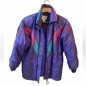 Allegheny Trail Color Block jacket vintage Purple pink 80’s women’s M